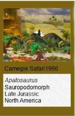 Carnegie Safari Apatosaurus 