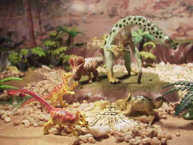 Protoceratops Velociraptor Therizinosaurus