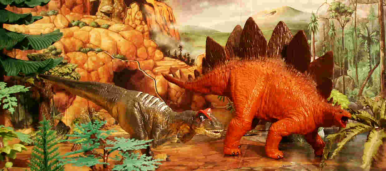 TS Tots Allosaurus Safari Stegosaurus