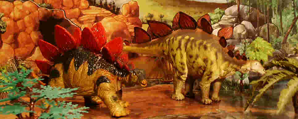 TS Toys Stegosaurus and Toyway Stegosaurus