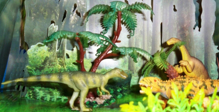 CollectA Herrerasaurus and Postosuchus distributed by Lontic.