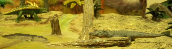 SafriLtd Prehsitoric Croc Toob Desmatosuchus and Rutidon