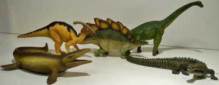 Mojo Brachiosaurus, Stegosaurus, Parasaurolophus, Sarcosuchus and Tylosaurus