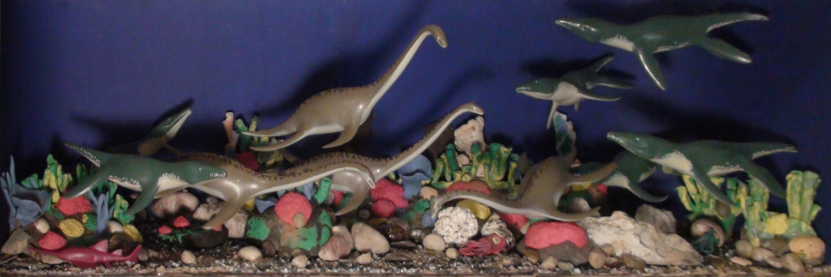 Jurassic Sea Diorama by Fred Snyder