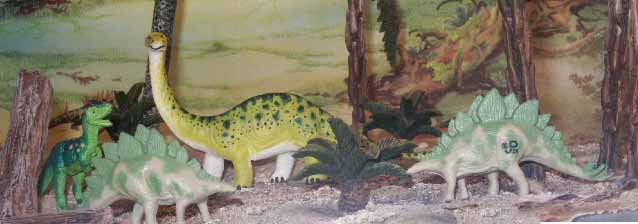 Jurassic Park Stegosaurus Safari Carnivorous toob Allosaurus Brontosaurus 