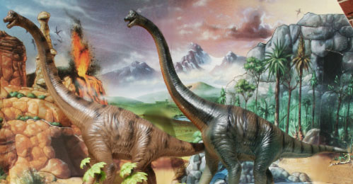 Bullyland released the Brachiosaurus in green and brown; only the green is still in production