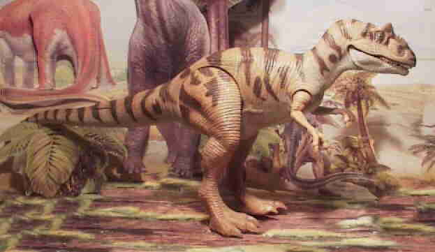 Allosaurus is from the Hasbro Jurassic Park